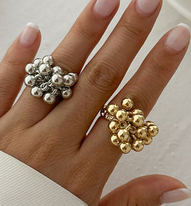 Bold Cluster Statement Ring