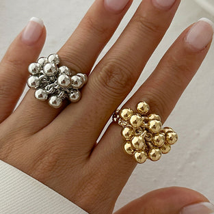 Bold Cluster Statement Ring