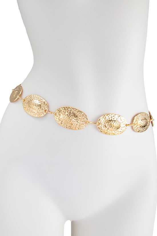 Chic Textured Chain Belt