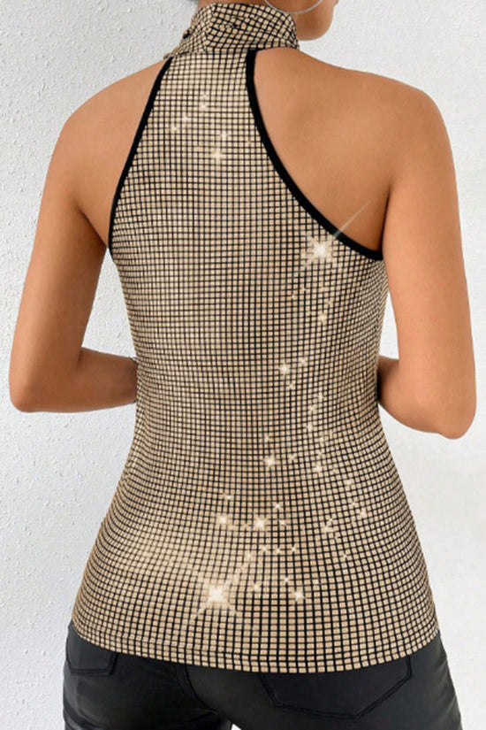 Crisscross Sparkle Tank Top