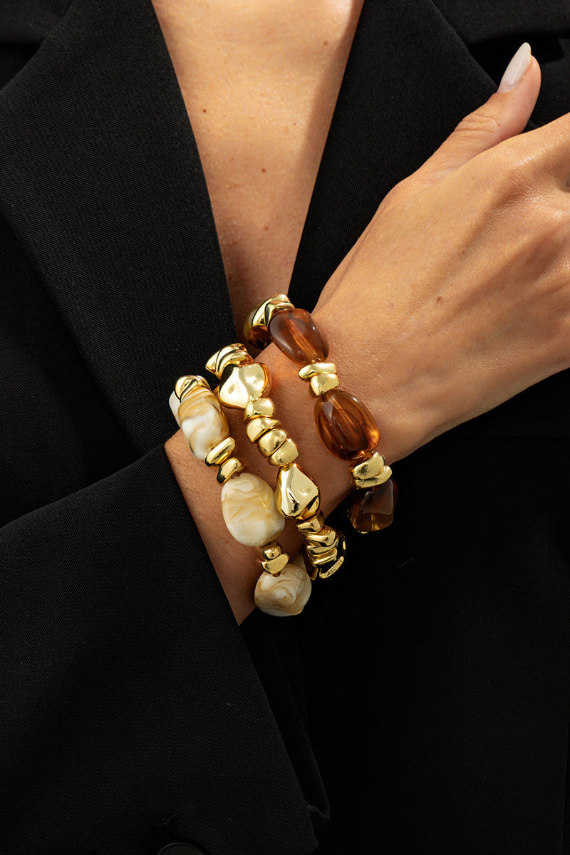 Elegant Chunky Beaded Bracelet