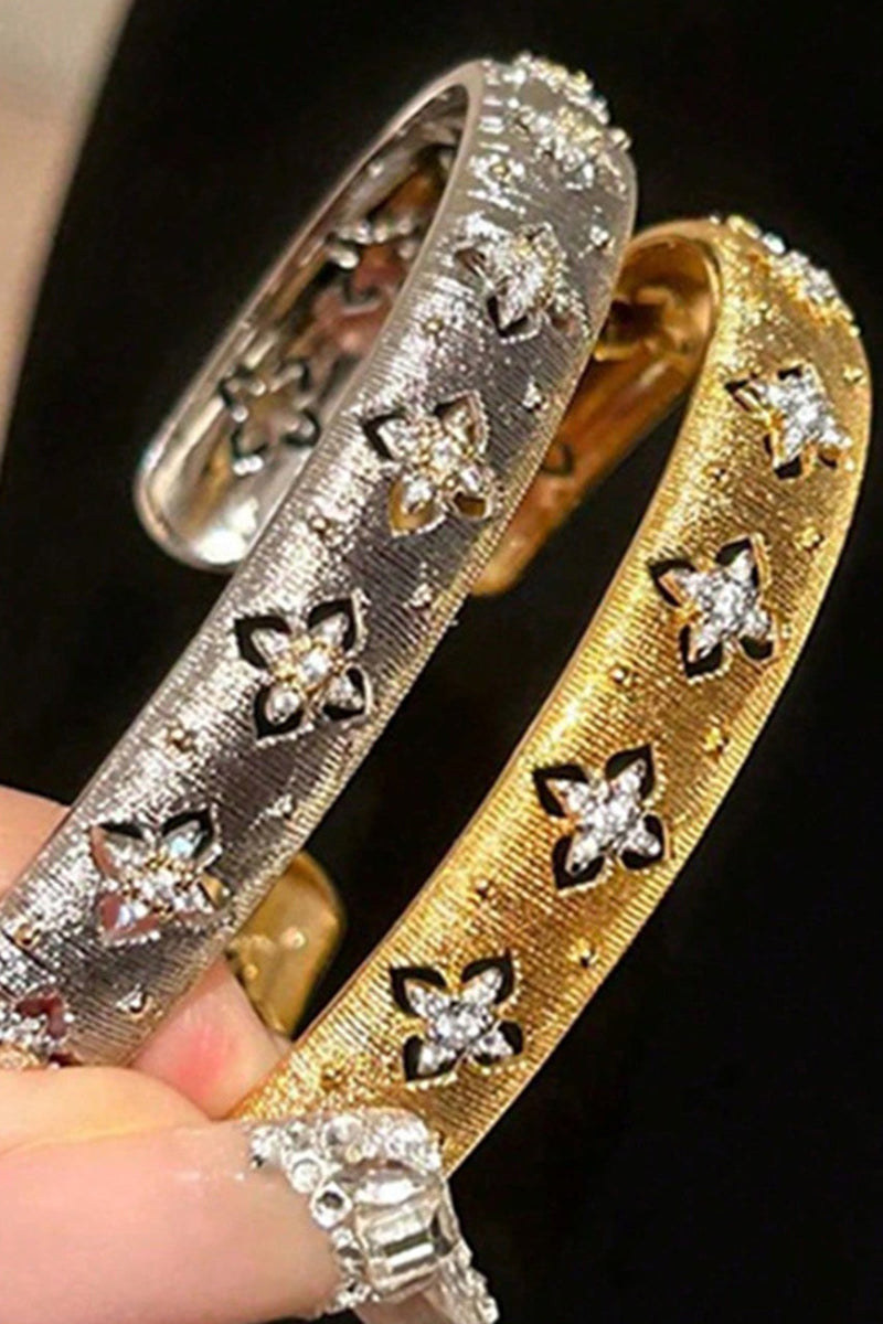 Elegant Rhinestone Studded Bracelet