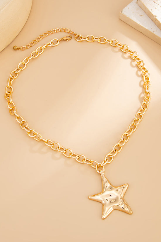 Star Pendant Chain Necklace
