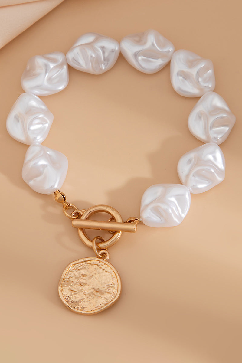 Elegant Twist Bead Bracelet