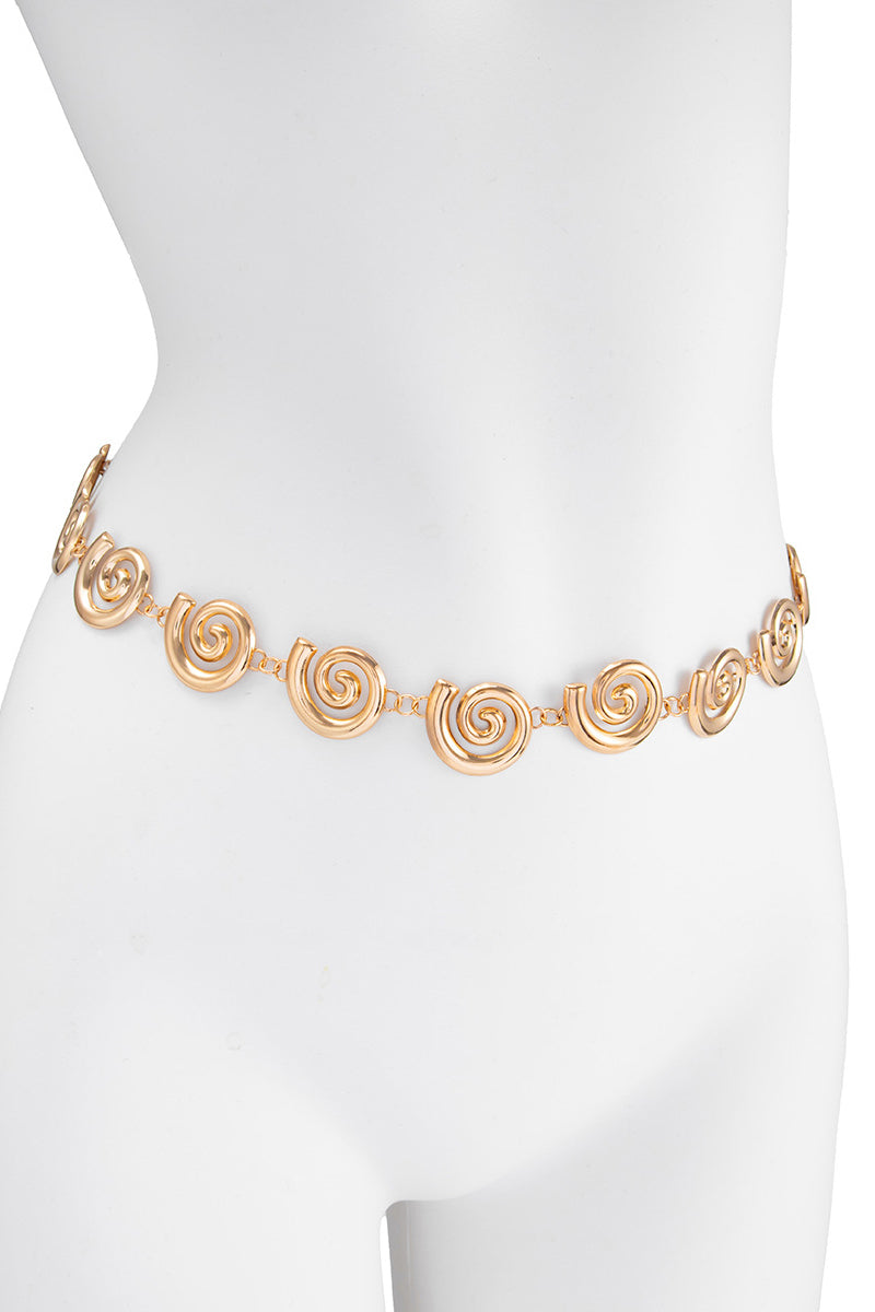 Spiral Chain Waist Belt