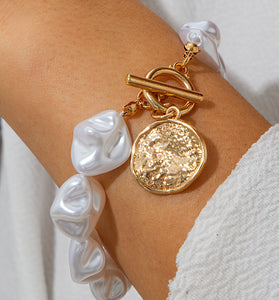 Elegant Twist Bead Bracelet