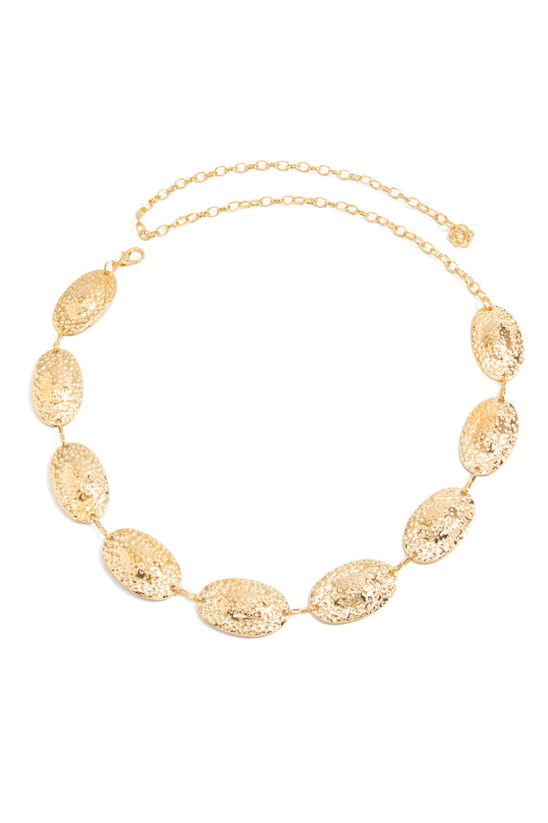 Chic Textured Chain Belt