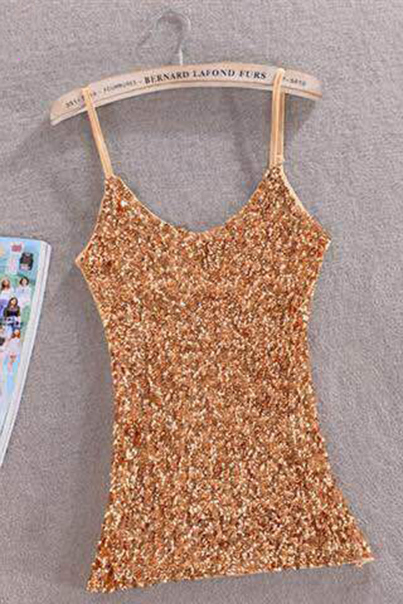 Sparkling Sleeveless Camisole