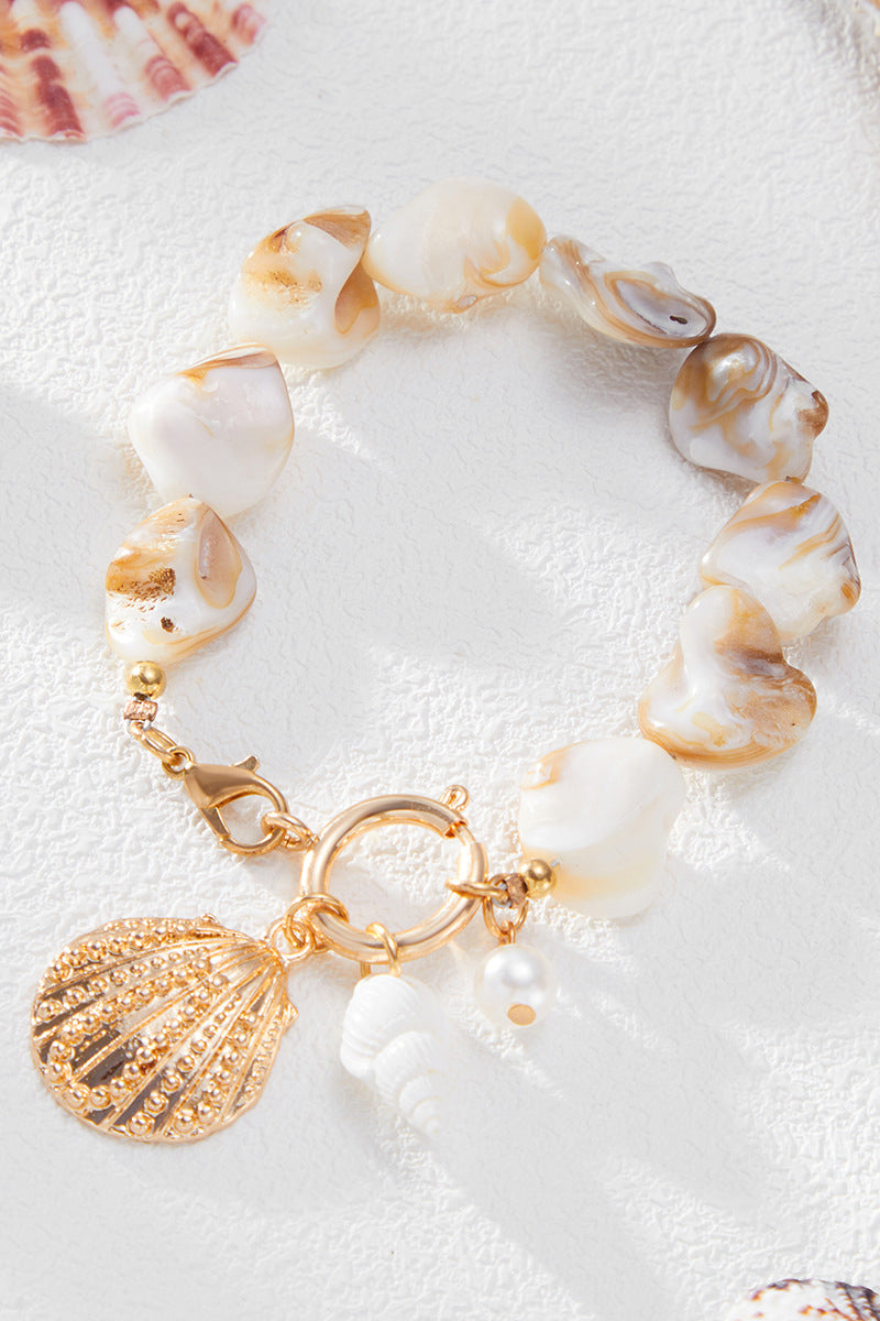 Elegant Shell Charm Bracelet