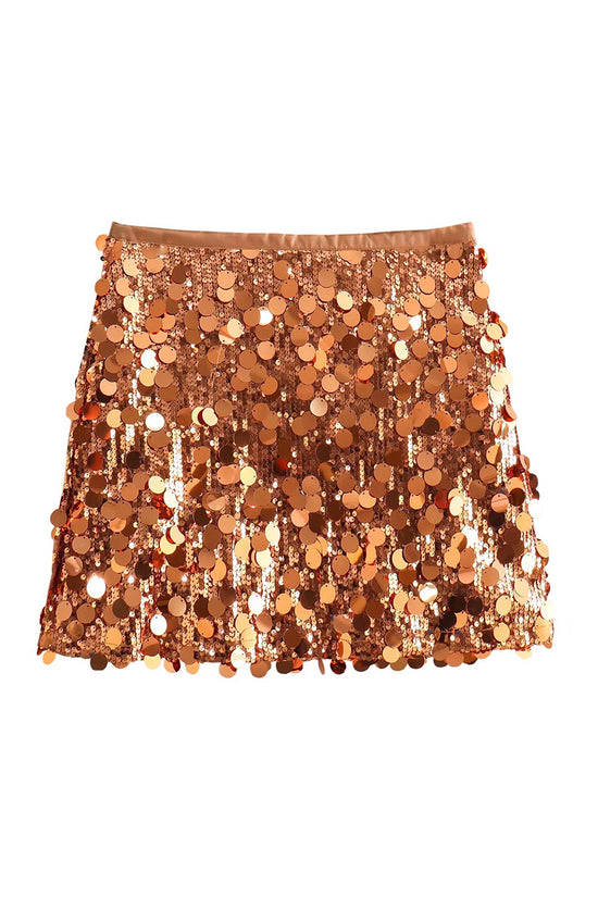 Sequin Glam Mini Skirt
