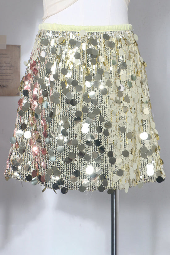 Sequin Mini Skirt