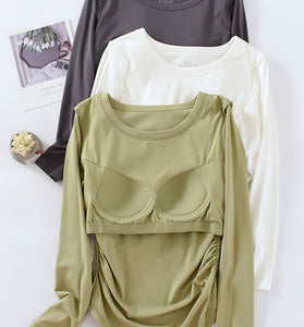 Classic Long Sleeve Round Neck T-Shirt