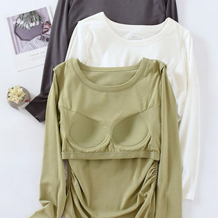 Classic Long Sleeve Round Neck T-Shirt