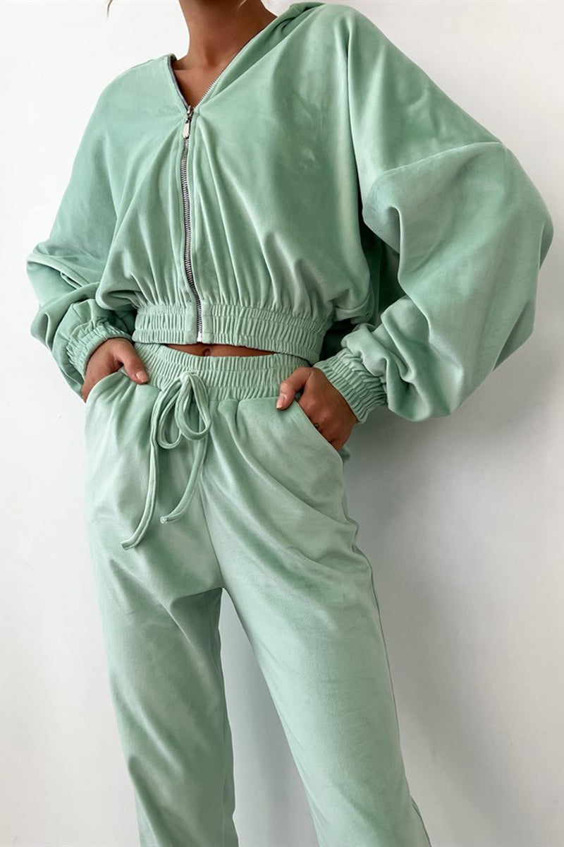 Relaxed Fit Hoodie and Jogger Set
