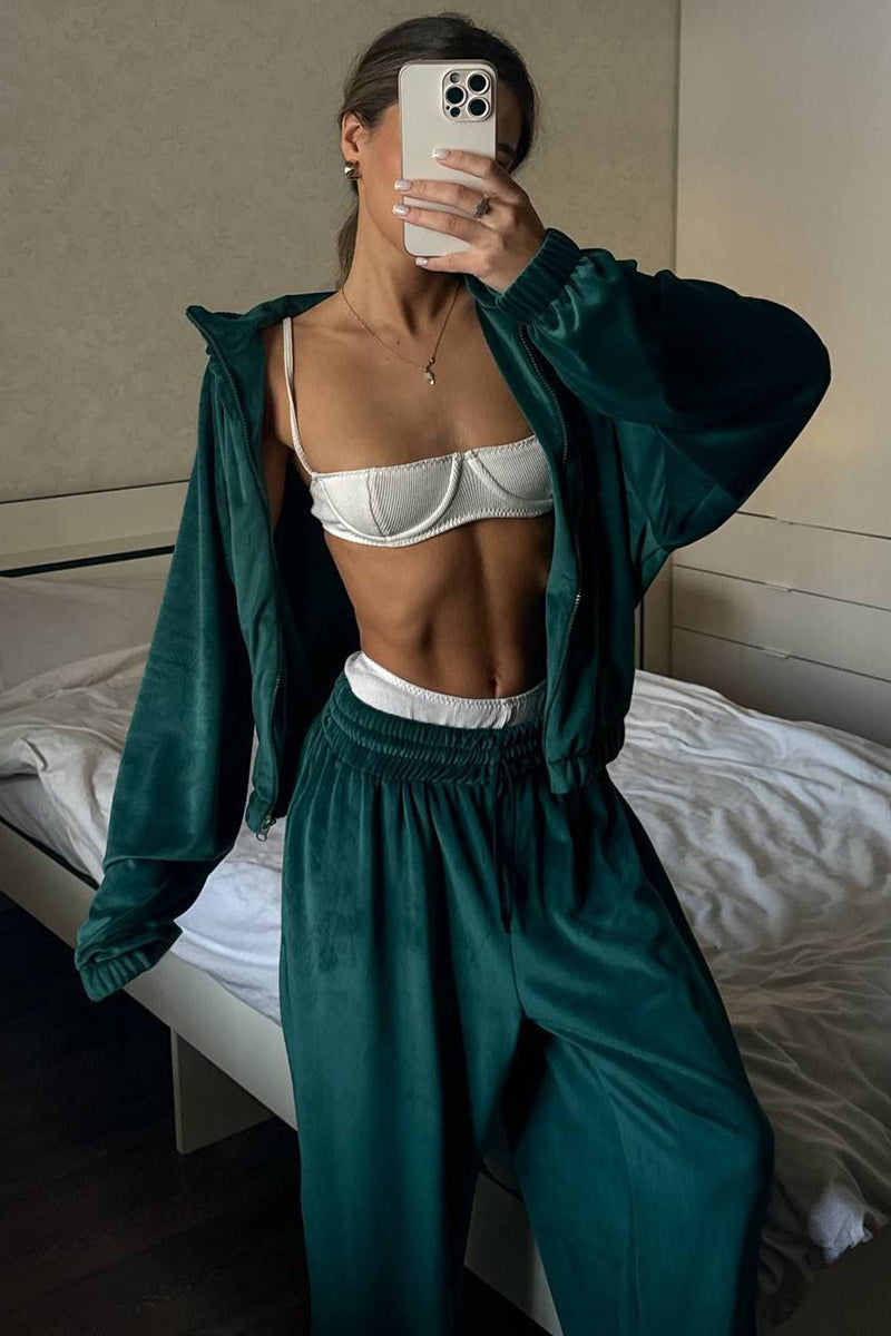 Cozy Hooded Activewear Set
