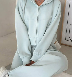 Cozy Hooded Activewear Set