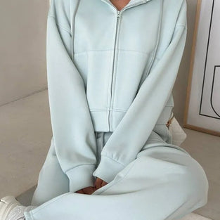 Cozy Hooded Activewear Set