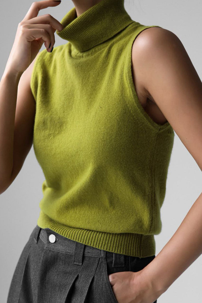 Timeless Turtleneck Sweater Vest