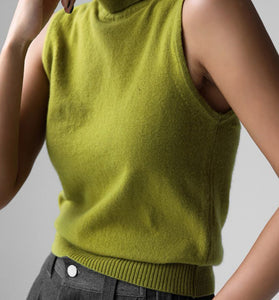 Timeless Turtleneck Sweater Vest