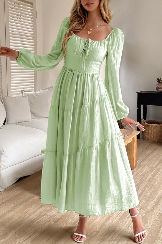 Elegant Long Sleeve Casual Dress