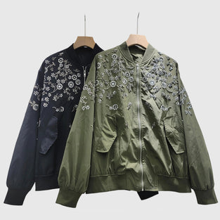 Floral Bomber Jacket