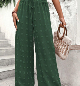 Bohemian High-Waist Wide-Leg Pants