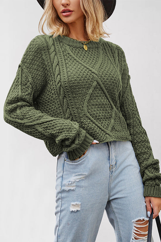 Cozy Knit Cable Sweater