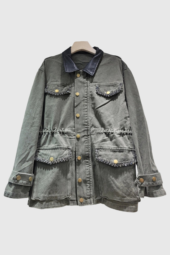 Classic Button-Up Utility Jacket