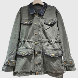 Classic Button-Up Utility Jacket