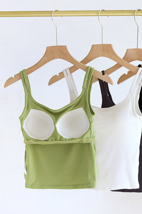 Double Strap Sleeveless Cami Top