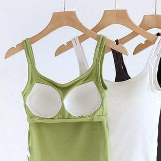 Double Strap Sleeveless Cami Top