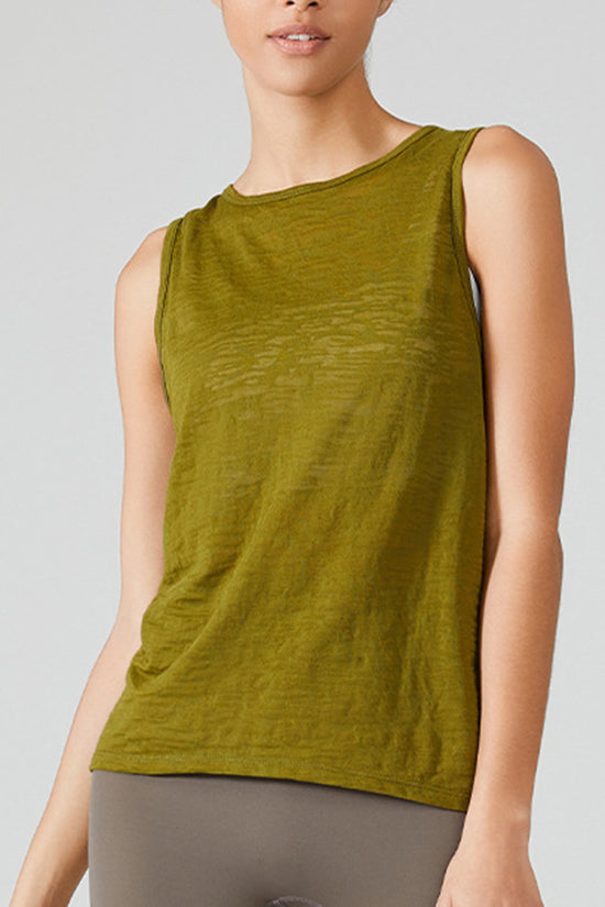 Sleeveless Bodycon Active Top