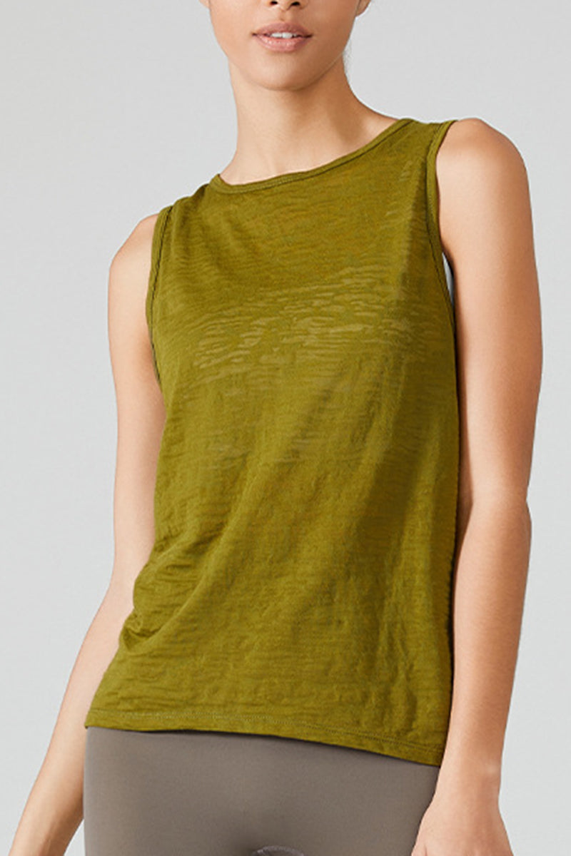Sleeveless Bodycon Active Top