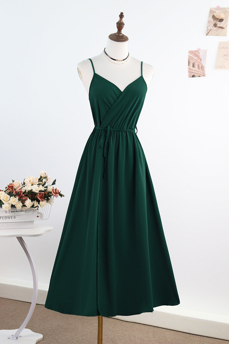 Elegant Sleeveless Wrap Maxi Dress