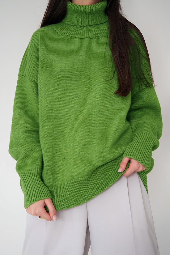 Cozy Turtleneck Relaxed Sweater