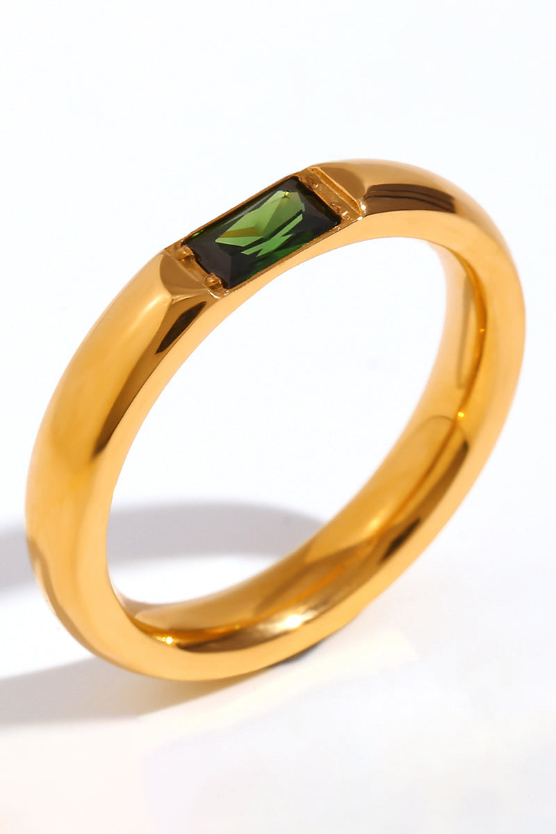Elegant Birthstone Ring