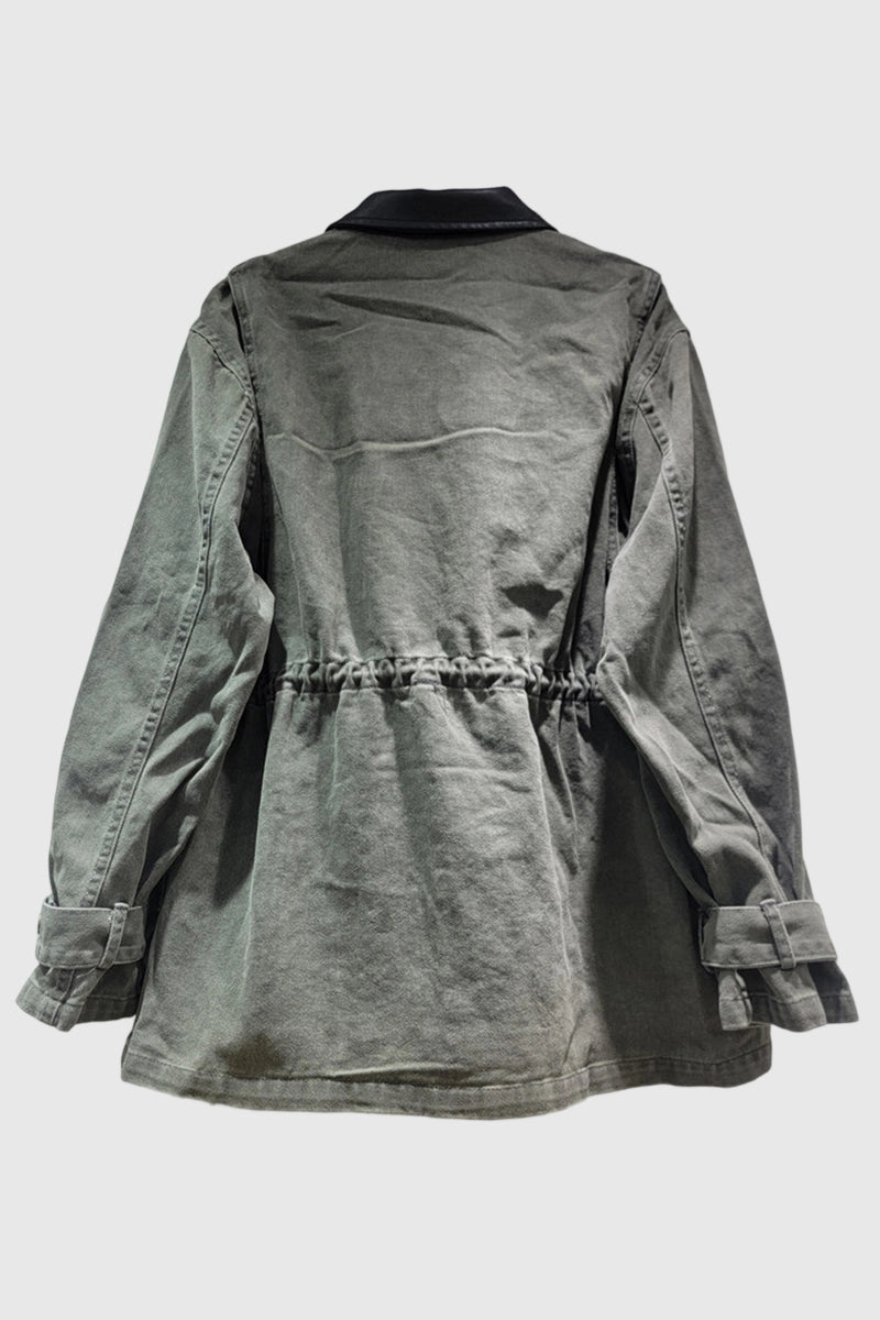 Classic Button-Up Utility Jacket