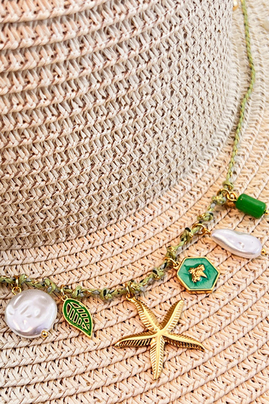 Sea Charm Necklace with Unique Pendants