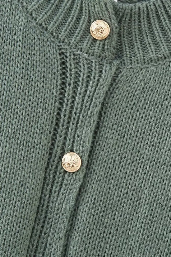 Oversized Button-Up Cardigan