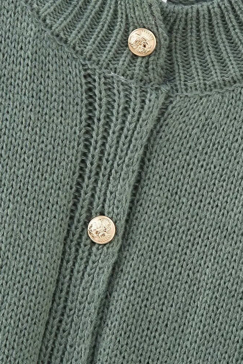 Oversized Button-Up Cardigan