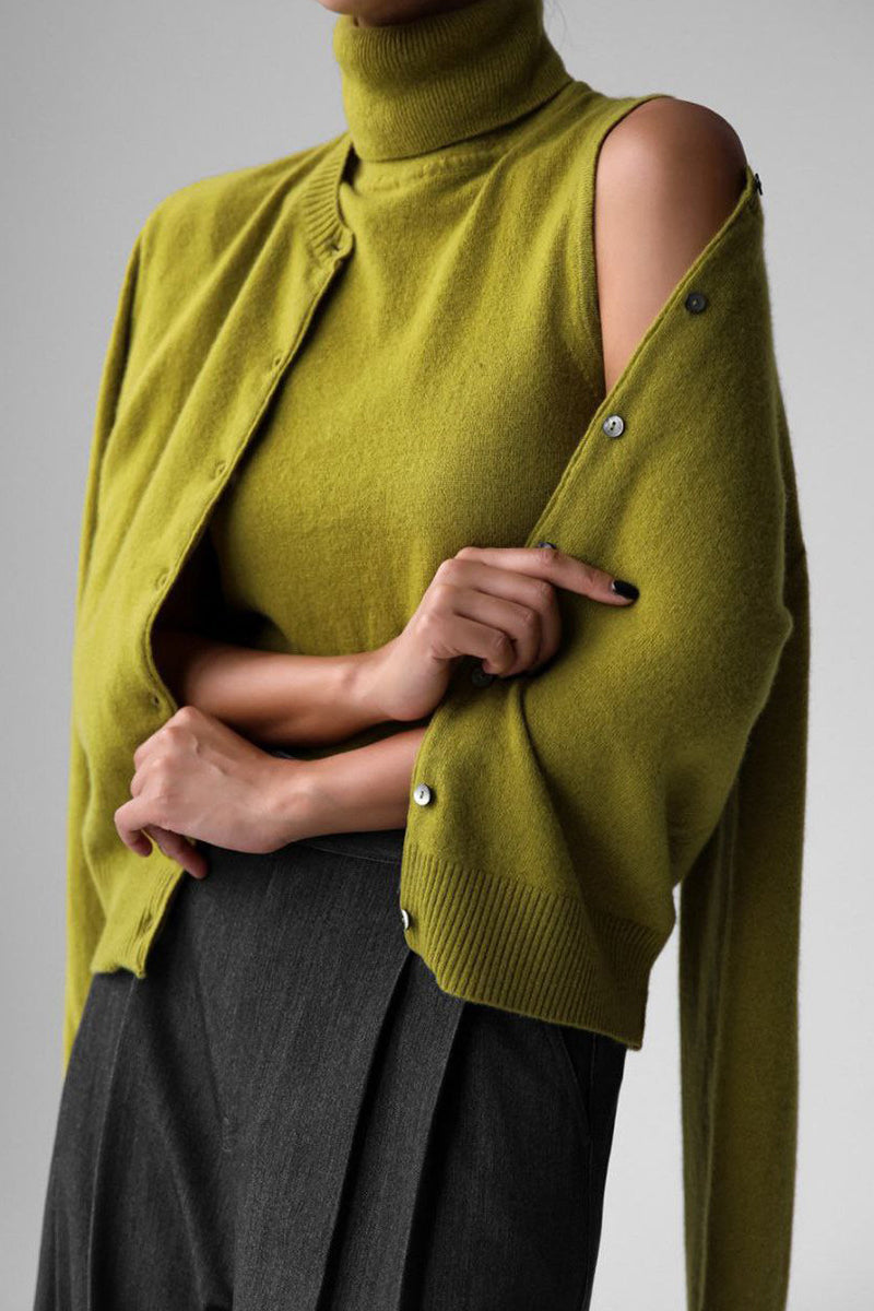 Timeless Turtleneck Sweater Vest