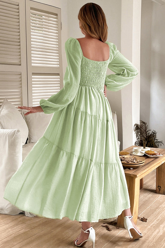 Elegant Long Sleeve Casual Dress