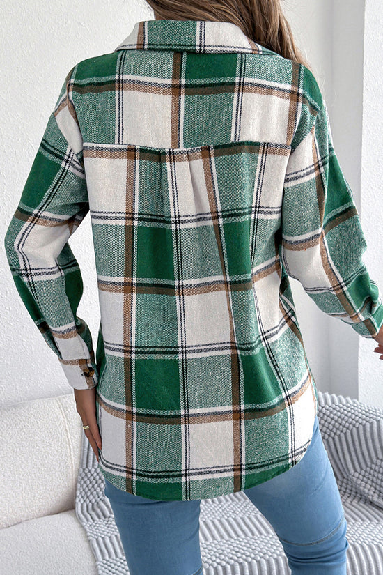 Checkered Button-Up Shacket