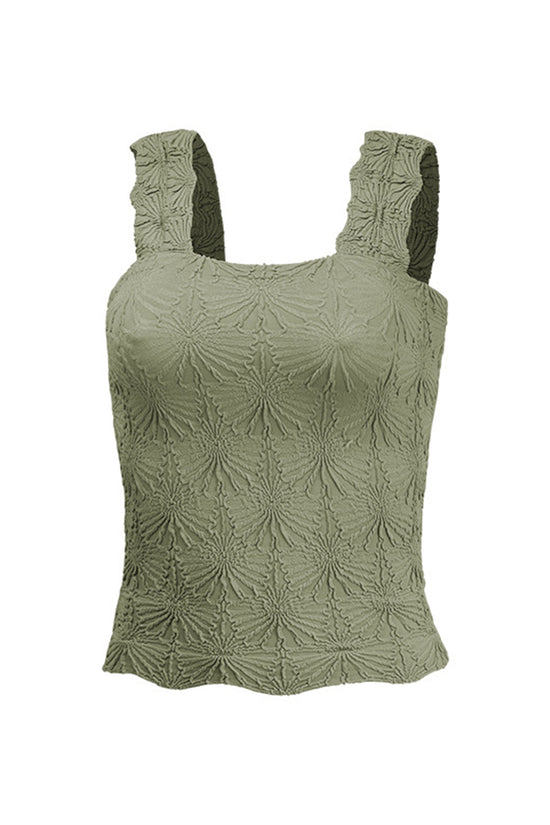 Textured Sleeveless Tank Top