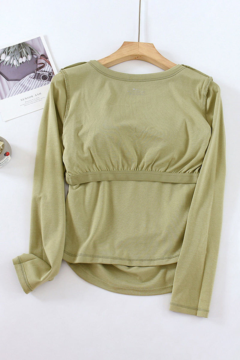 Classic Long Sleeve Round Neck T-Shirt