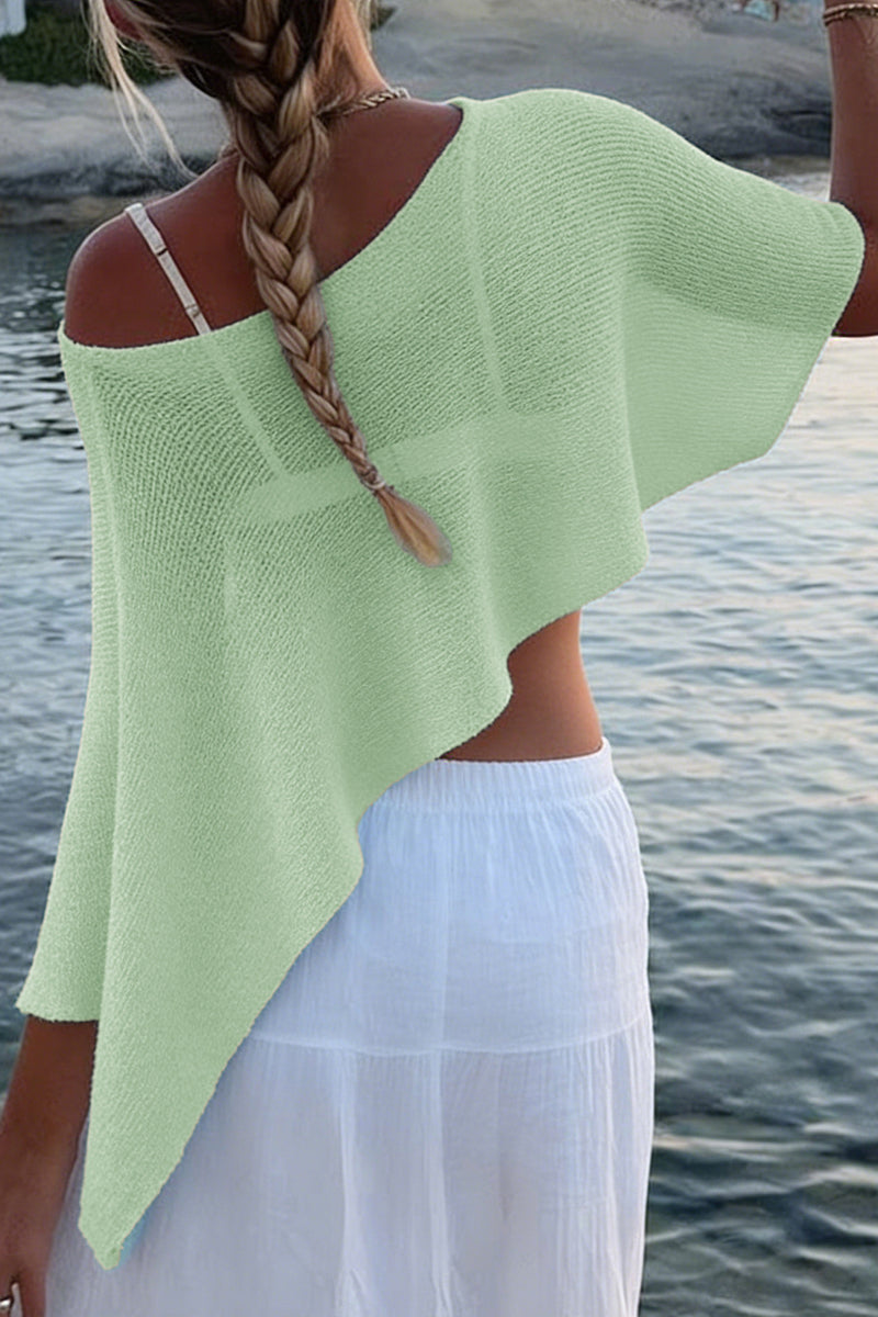 Off-Shoulder Casual Shrug
