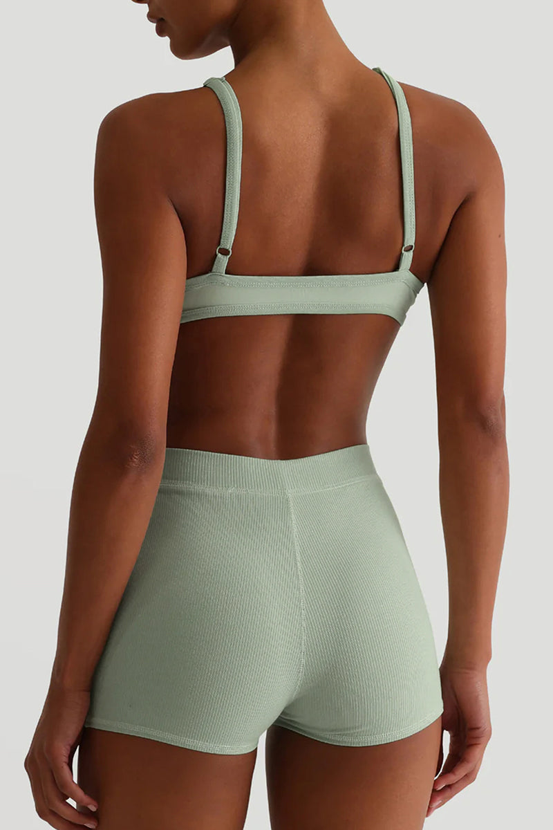 Chic Cutout Activewear Set