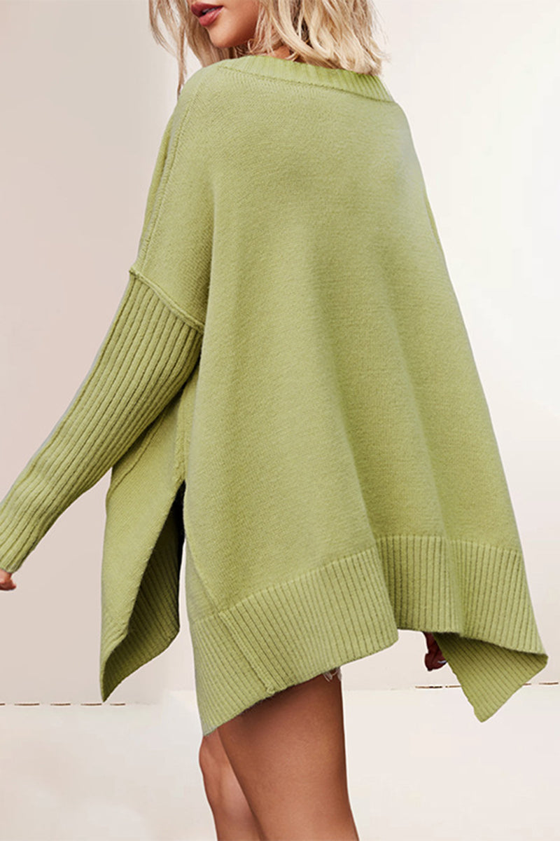Cozy Oversized V-Neck Sweater