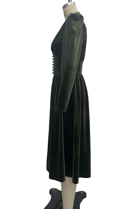 Elegant Long Sleeve Midi Dress