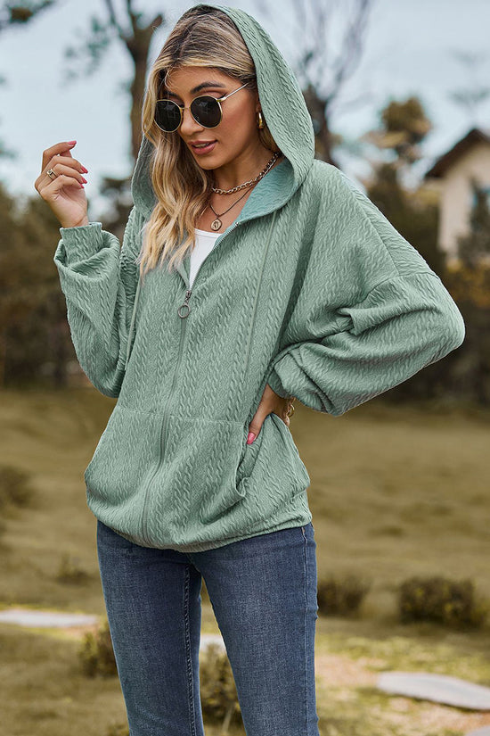 Cozy Hooded Zip-Up Sweatshirt